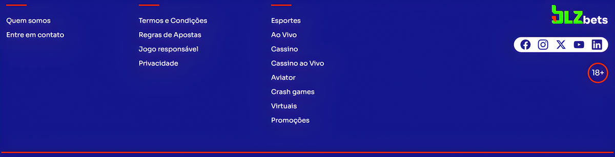 Site oficial da BLZbets