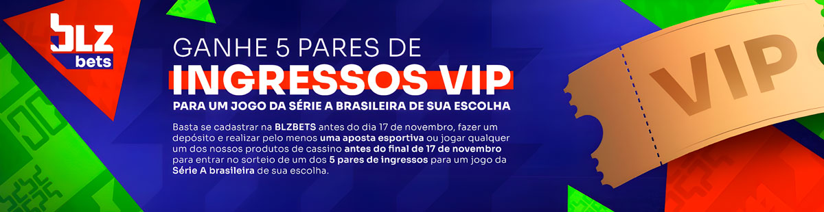 Sorteio de ingressos VIP para jogos da Serie A